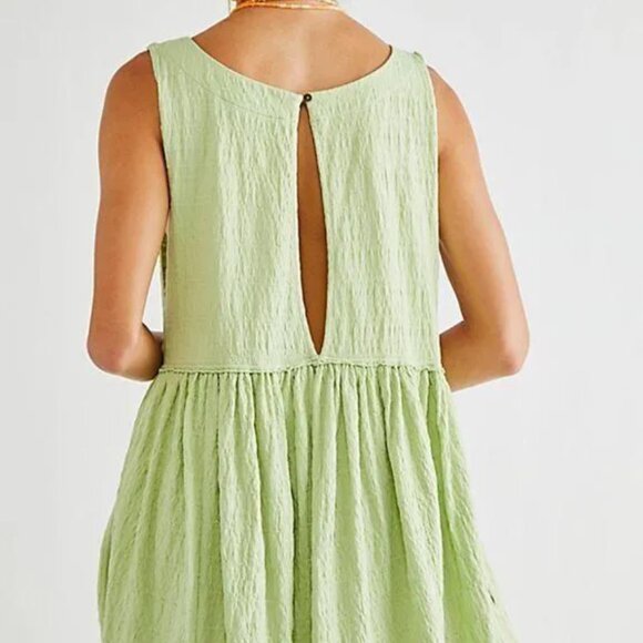Free People I'm Still Obsessed Sleeveless Mini Dress (Misty Path) - Picture 2 of 5
